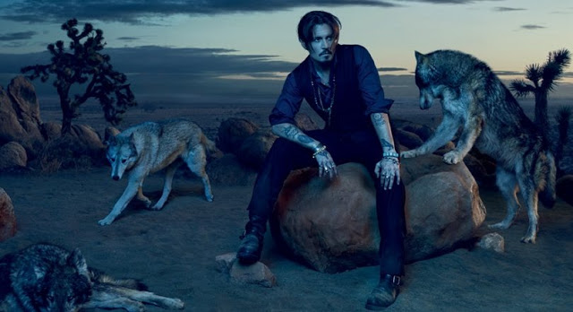 Johnny Depp w kampanii Dior Sauvage EdP