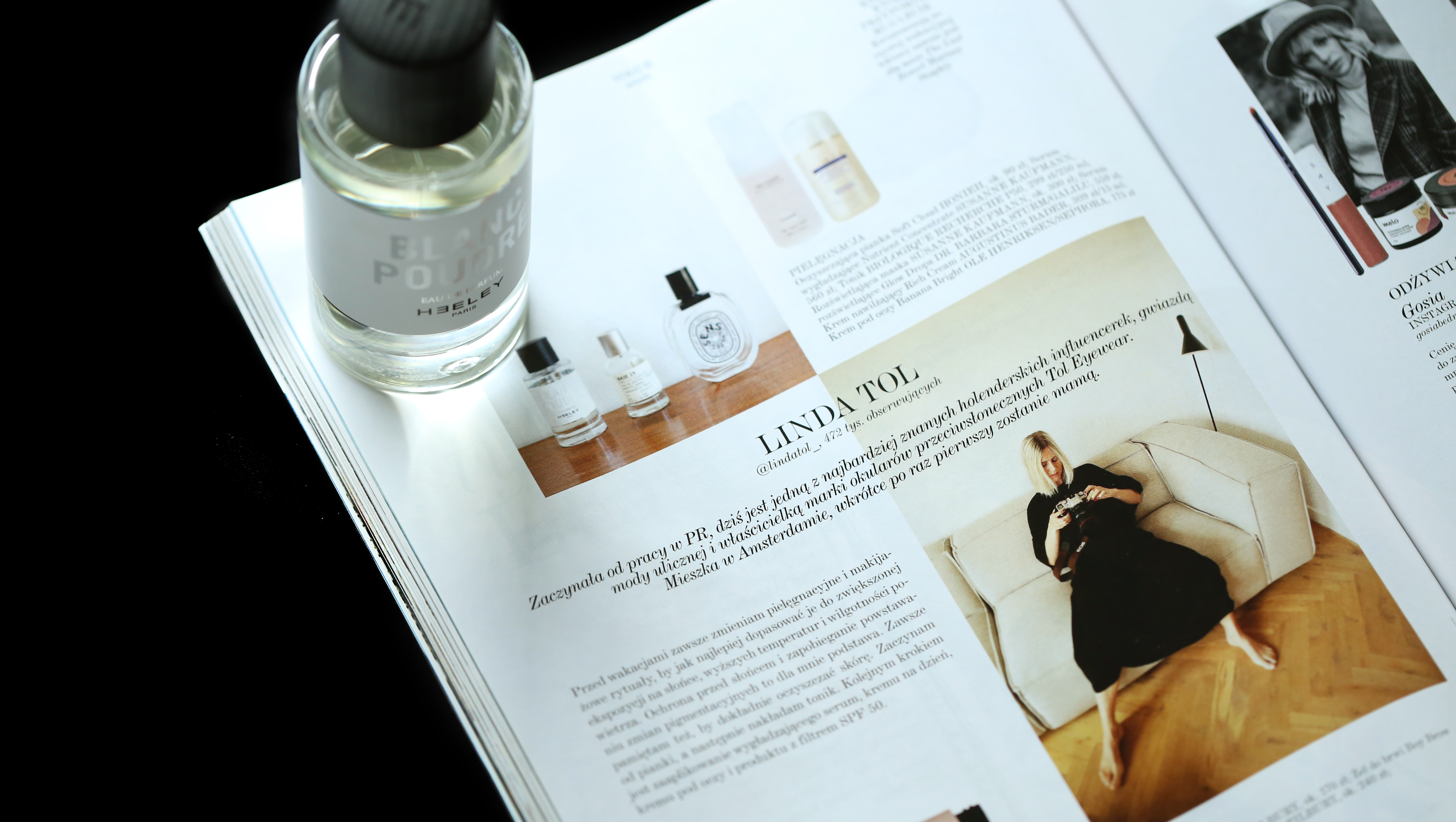 Heeley Blanc Poudre x Vogue Polska