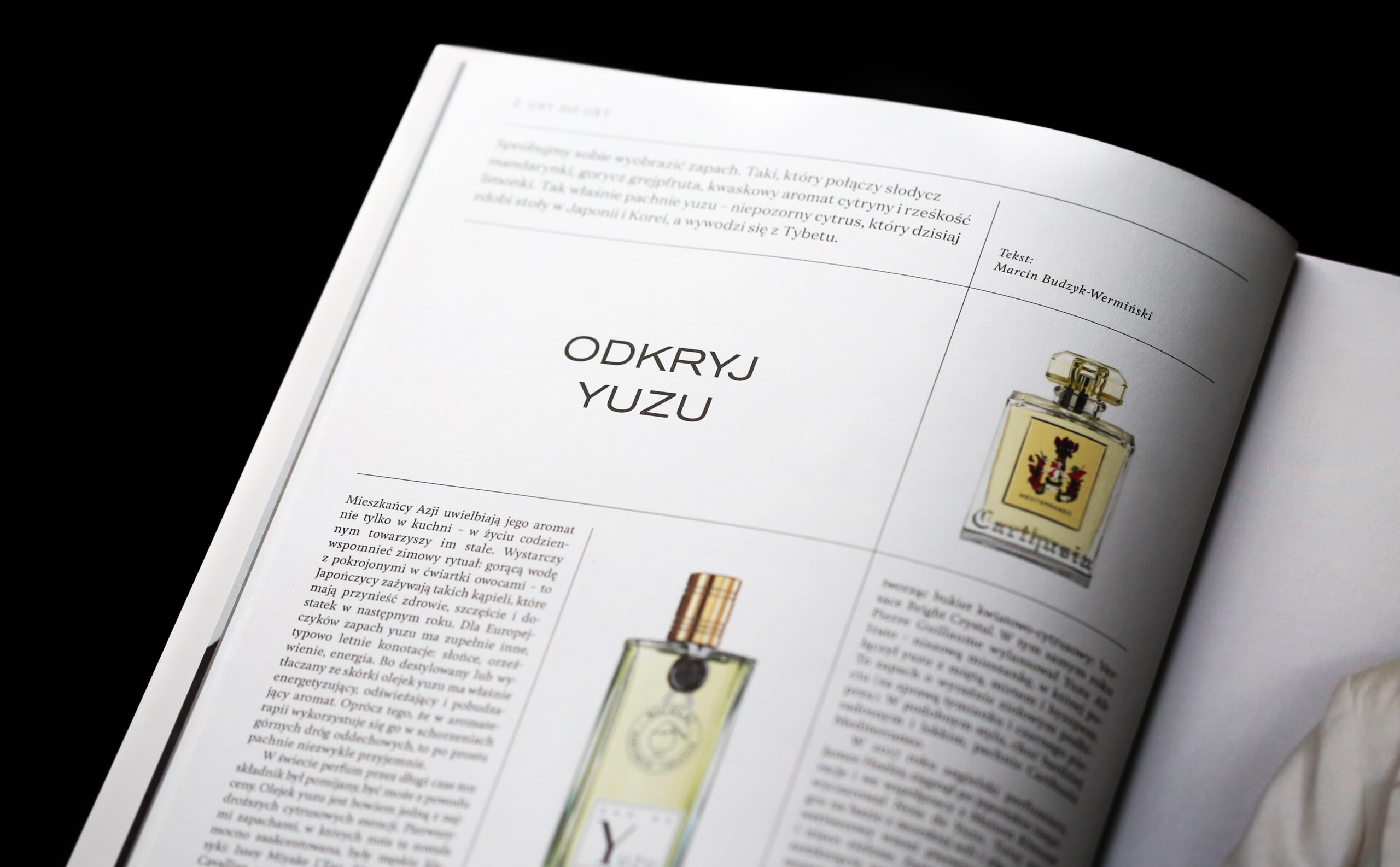 Perfumy o zapachu yuzu