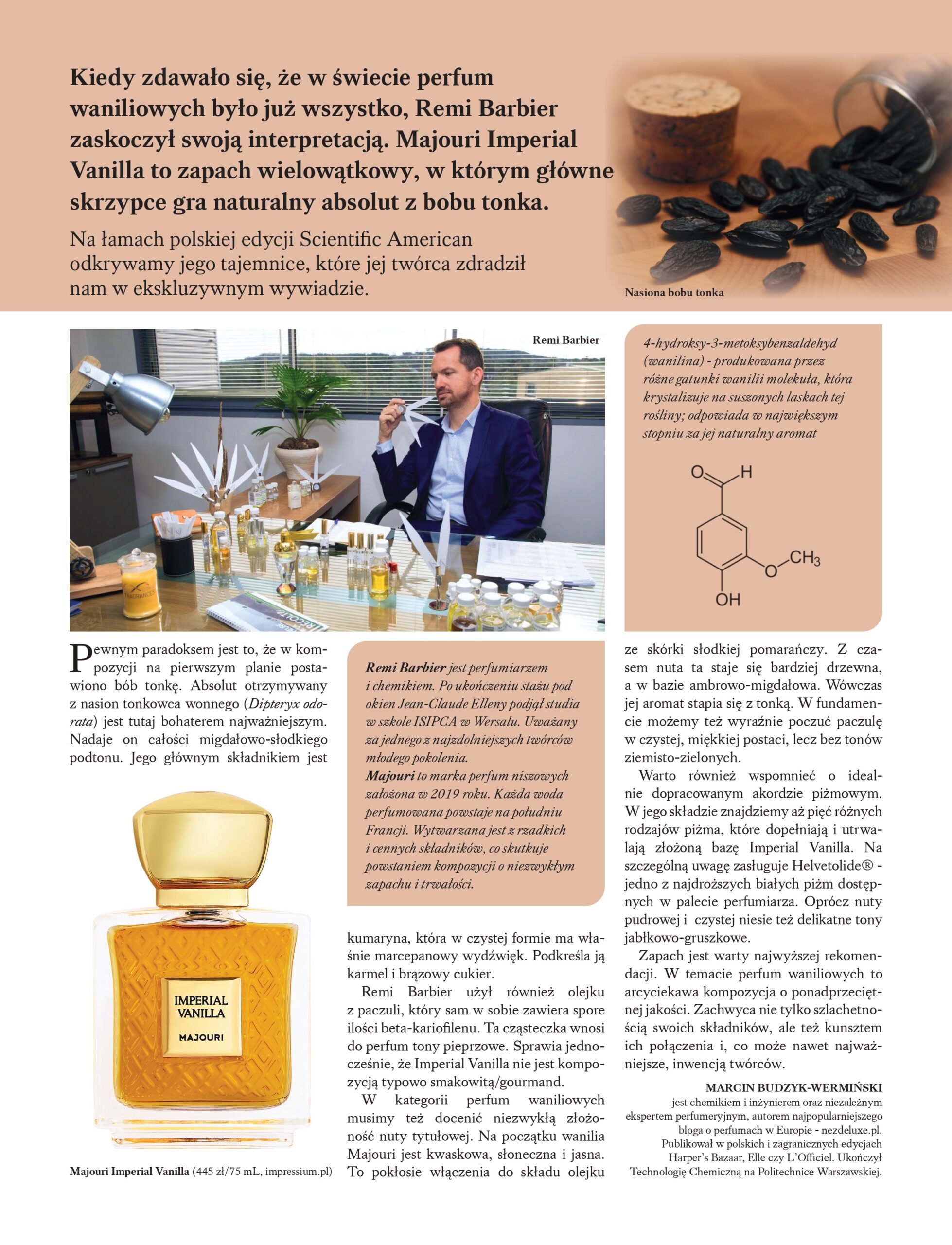 Majouri Imperial Vanilla w Scientific American Majouri Imperial Vanilla w Scientific American