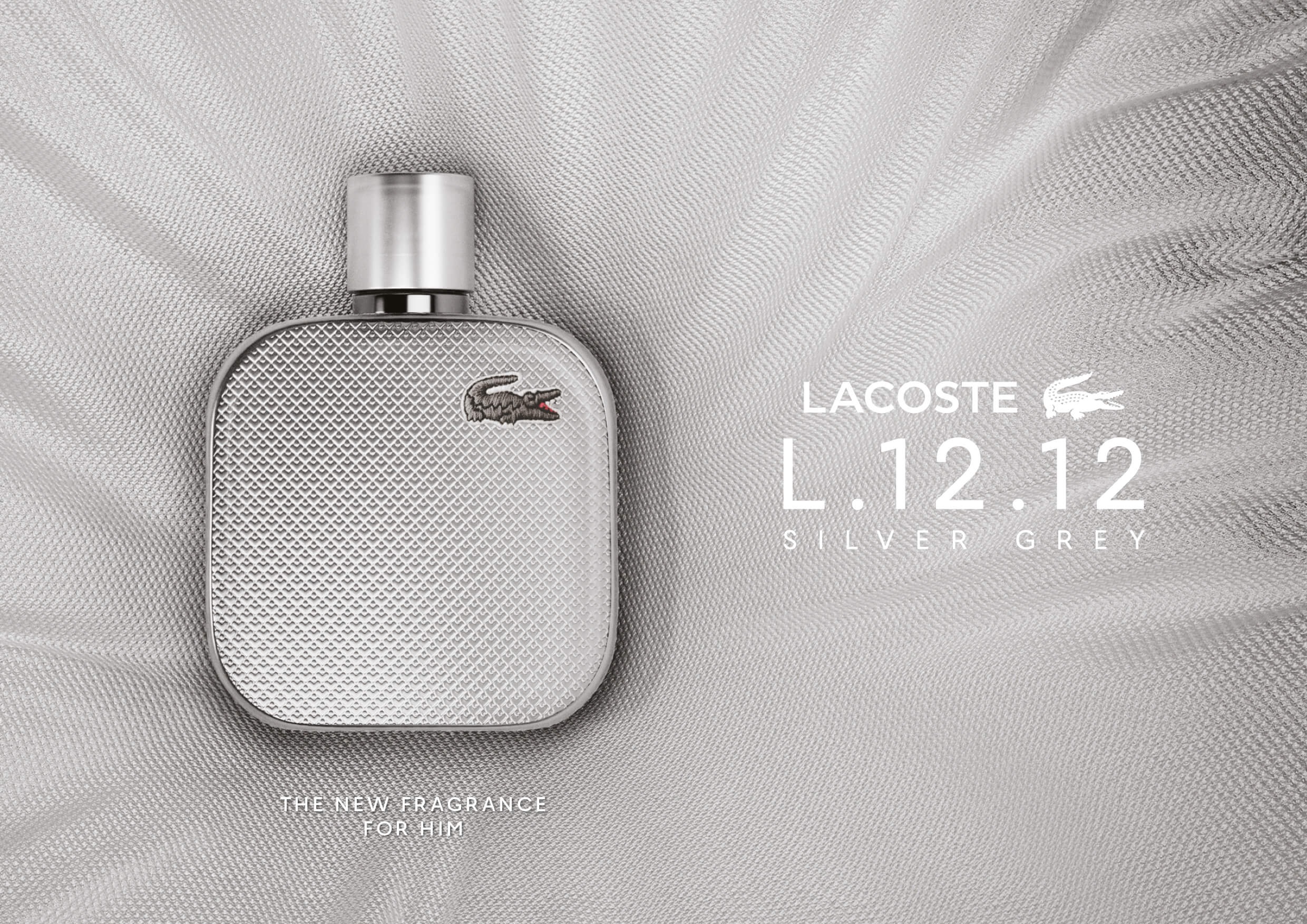 Lacoste L 12 12 Silver Grey