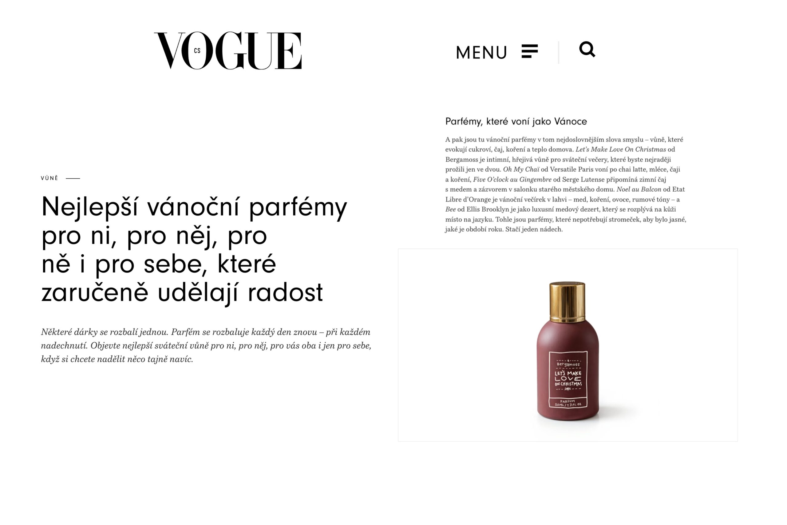 Bergamoss Let's Make Love on Christmas w Vogue Bergamoss Let's Make Love on Christmas w Vogue