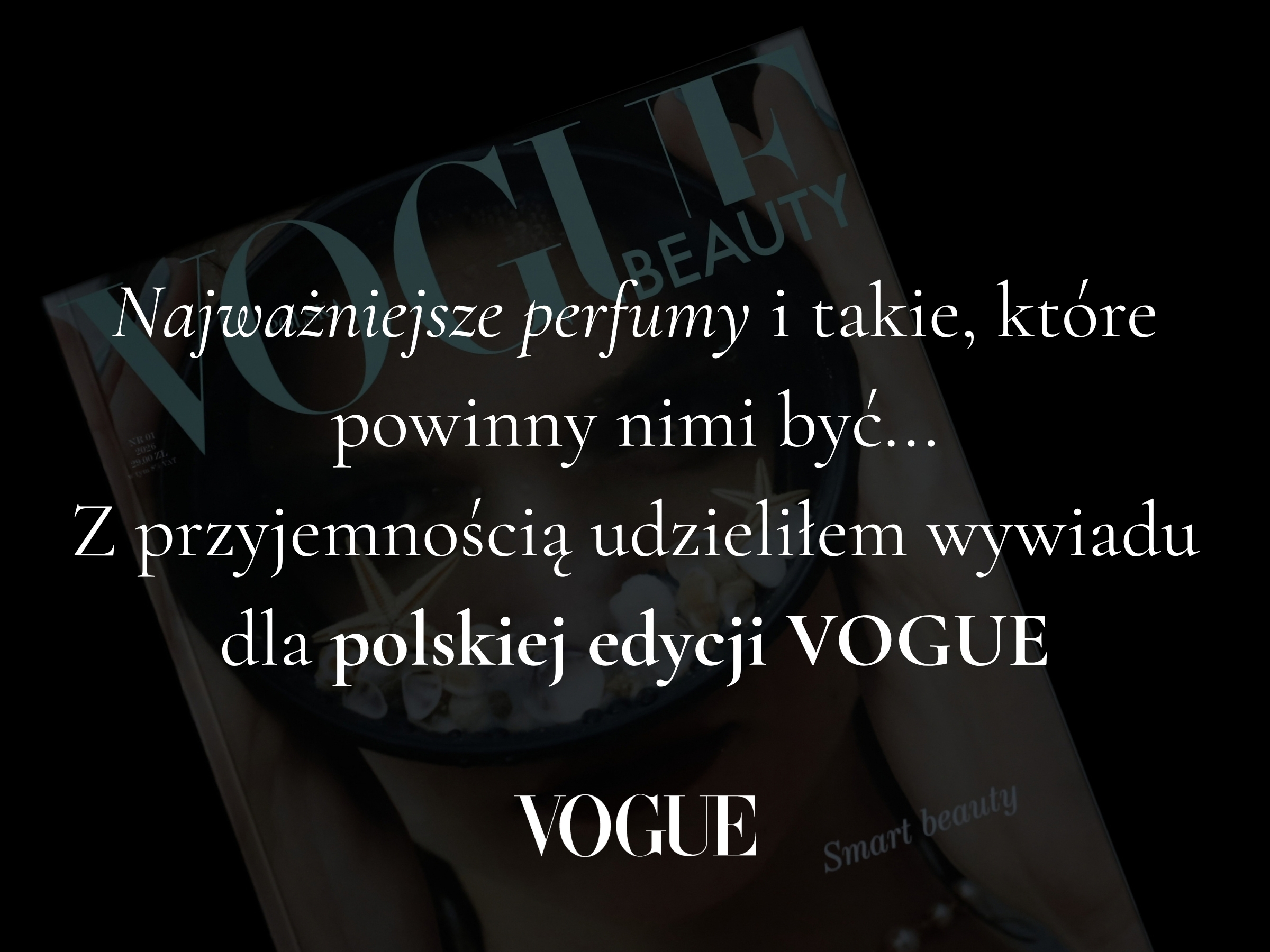 Nez de Luxe w VOGUE Polska